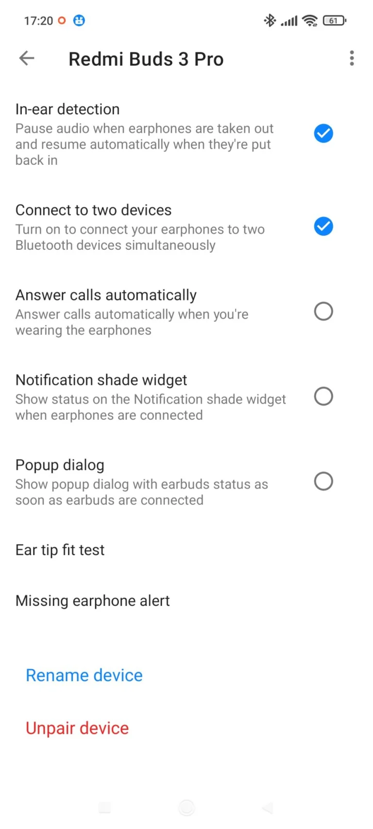 Redmi Buds 3 Pro TWS fülhallgató teszt 13