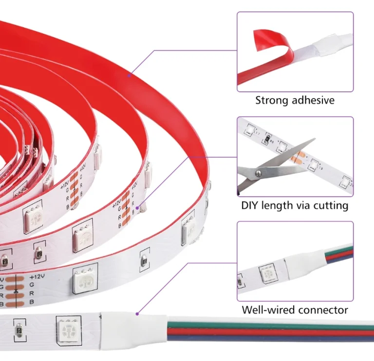 12 méteres RGB LED szalag 5800 Ft-ért 6