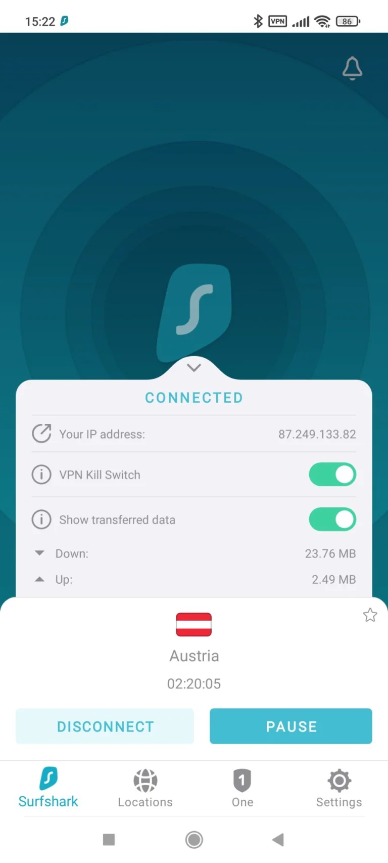 Test du service VPN Surfshark 7