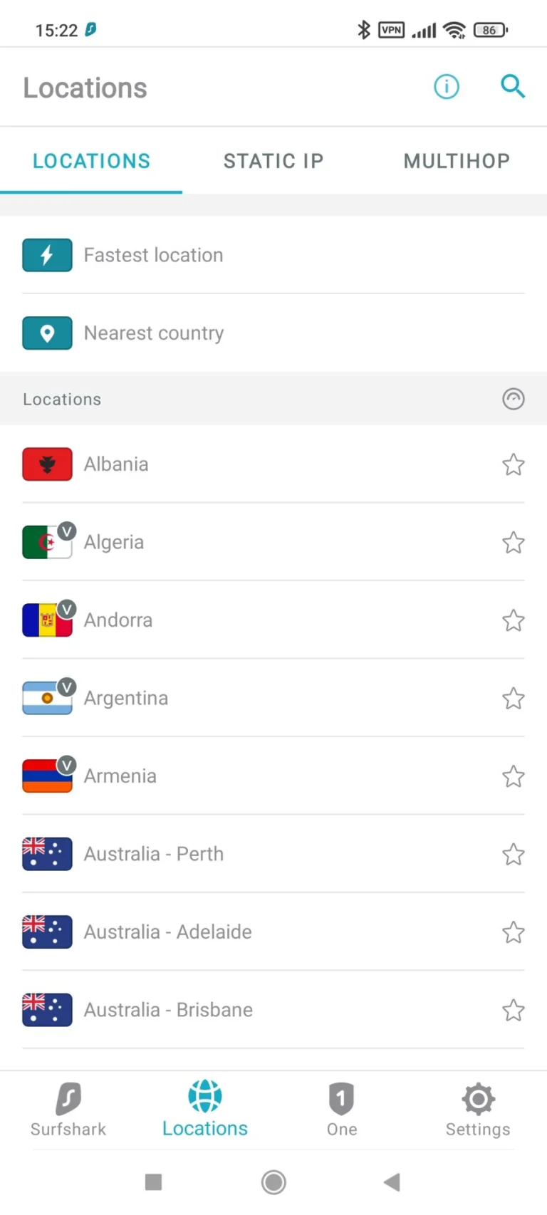 Test du service VPN Surfshark 8