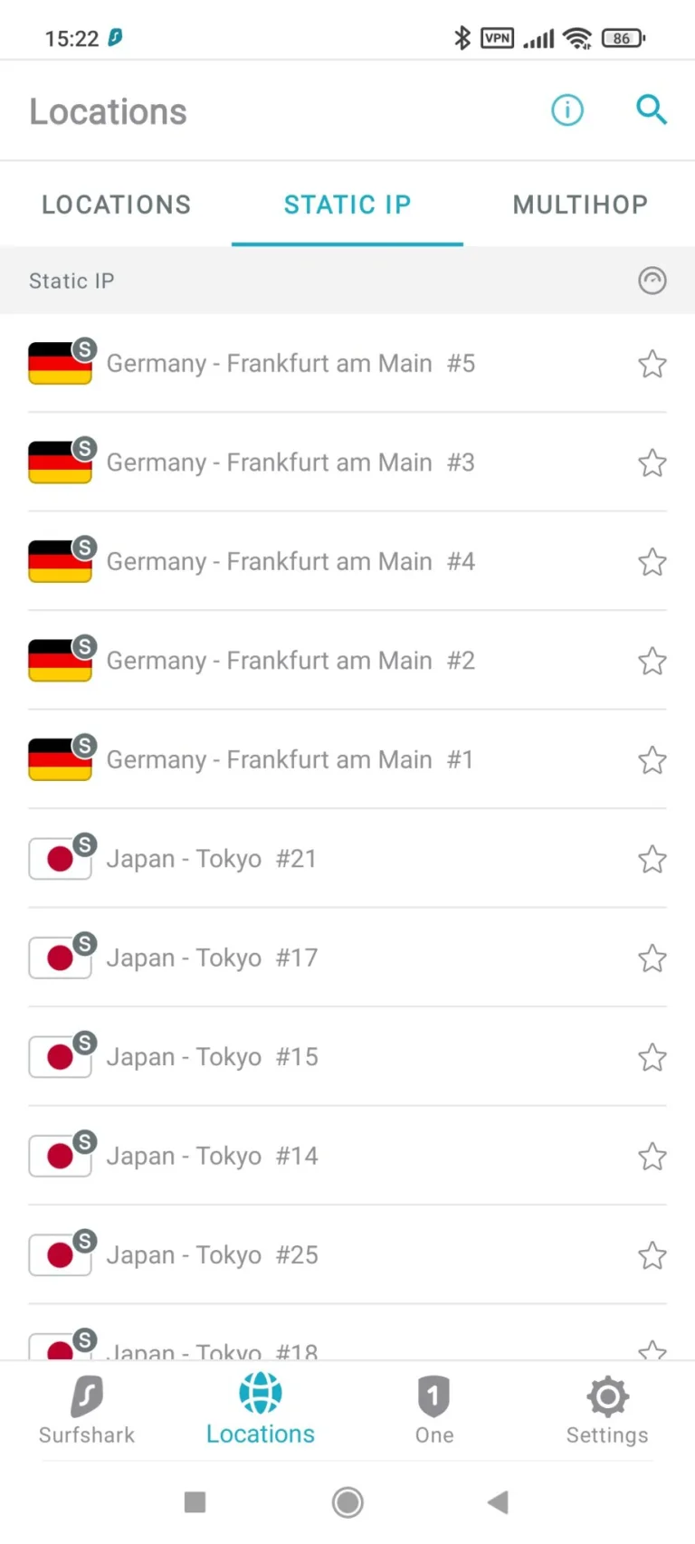 Test du service VPN Surfshark 9