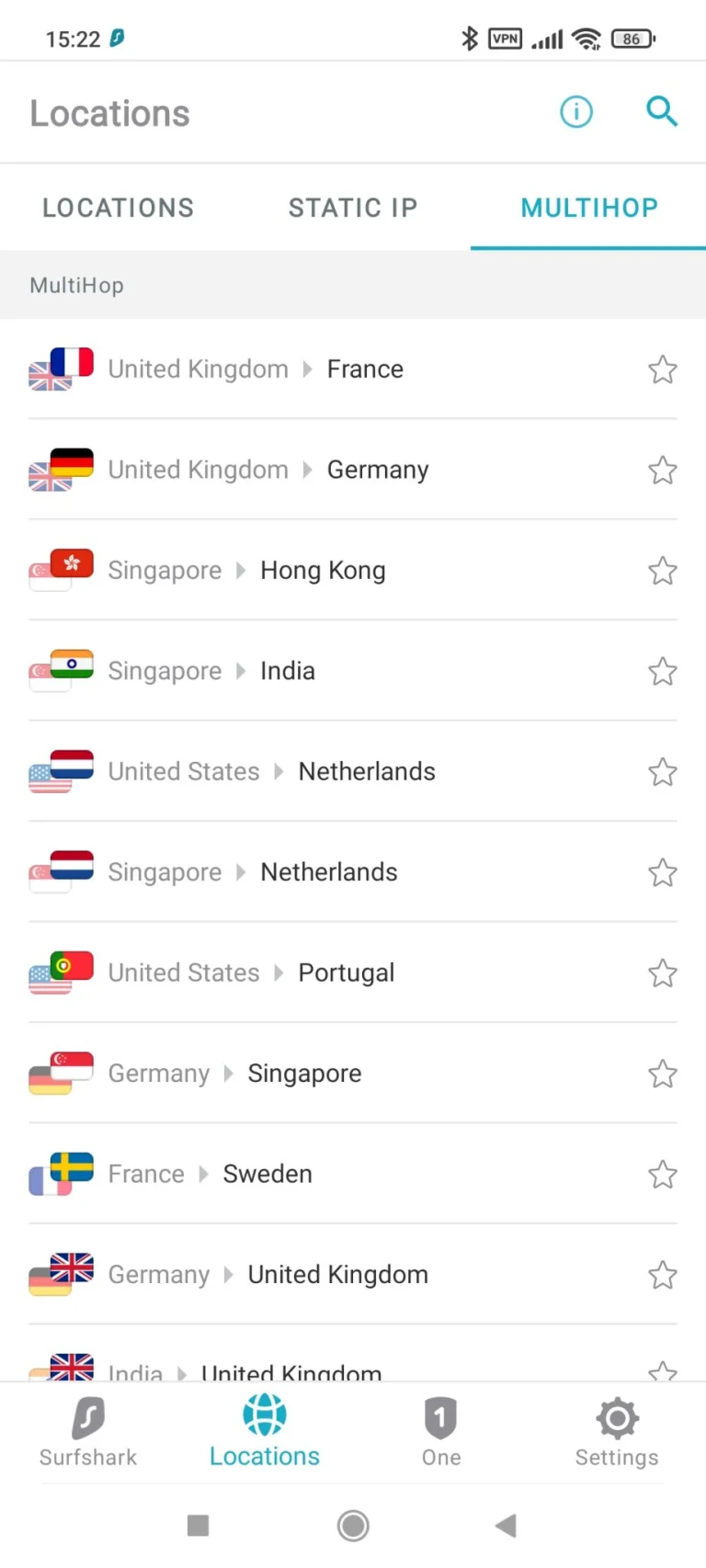 Test du service VPN Surfshark 10