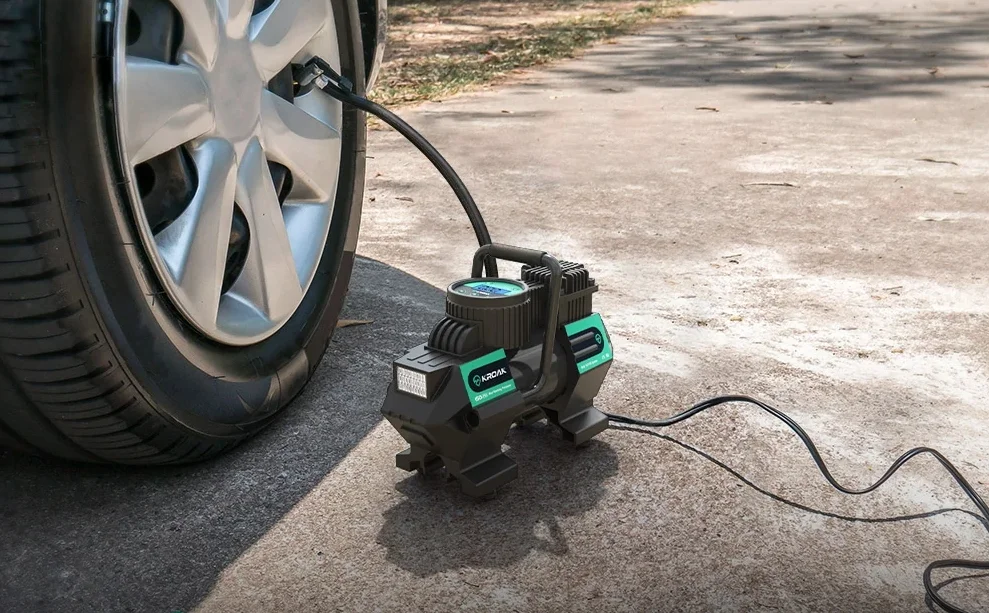 7200 forintért vihető a Kroak szivargyújtós kompresszora 1