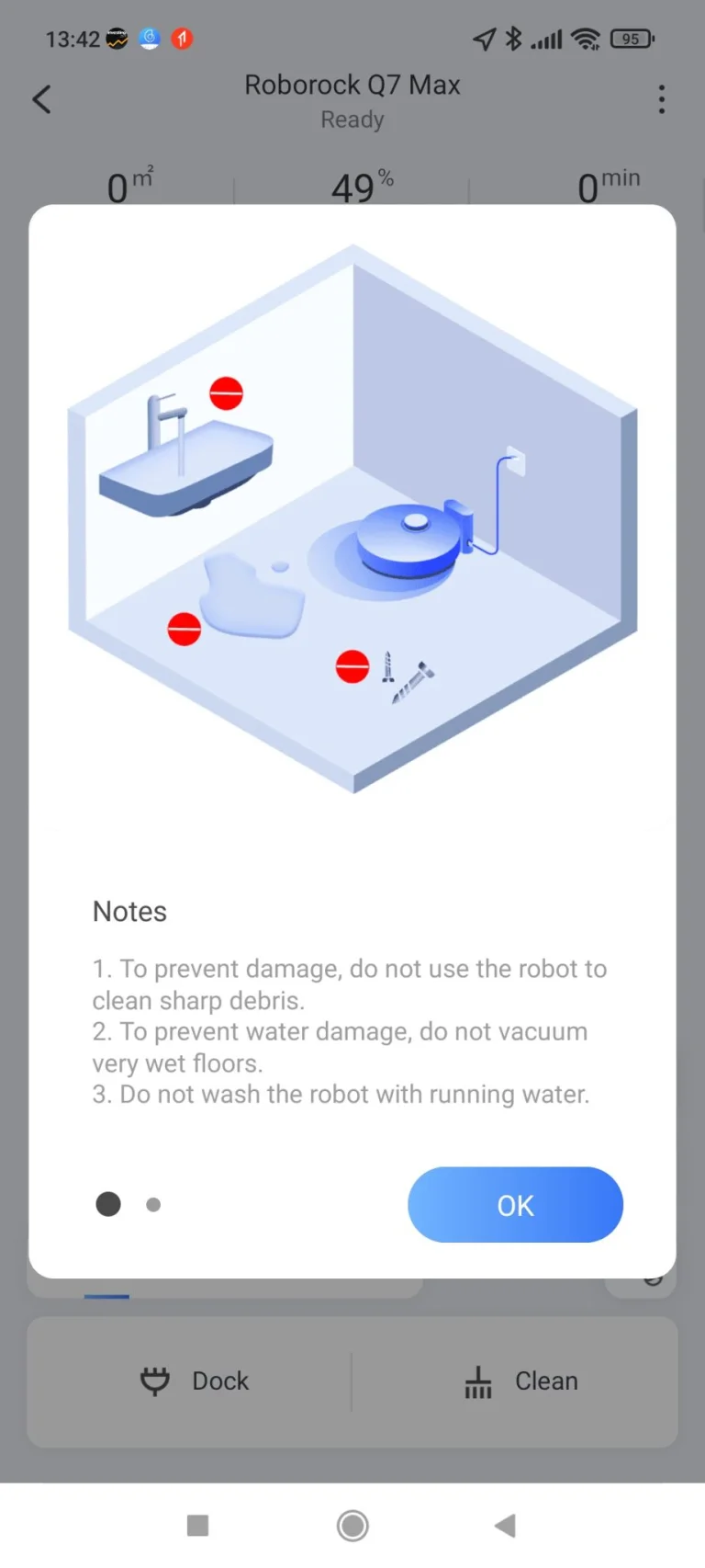 Prueba 7 del aspirador autovaciable Roborock Q52 Max+