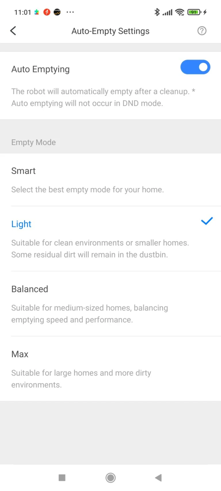 Prueba 7 del aspirador autovaciable Roborock Q47 Max+