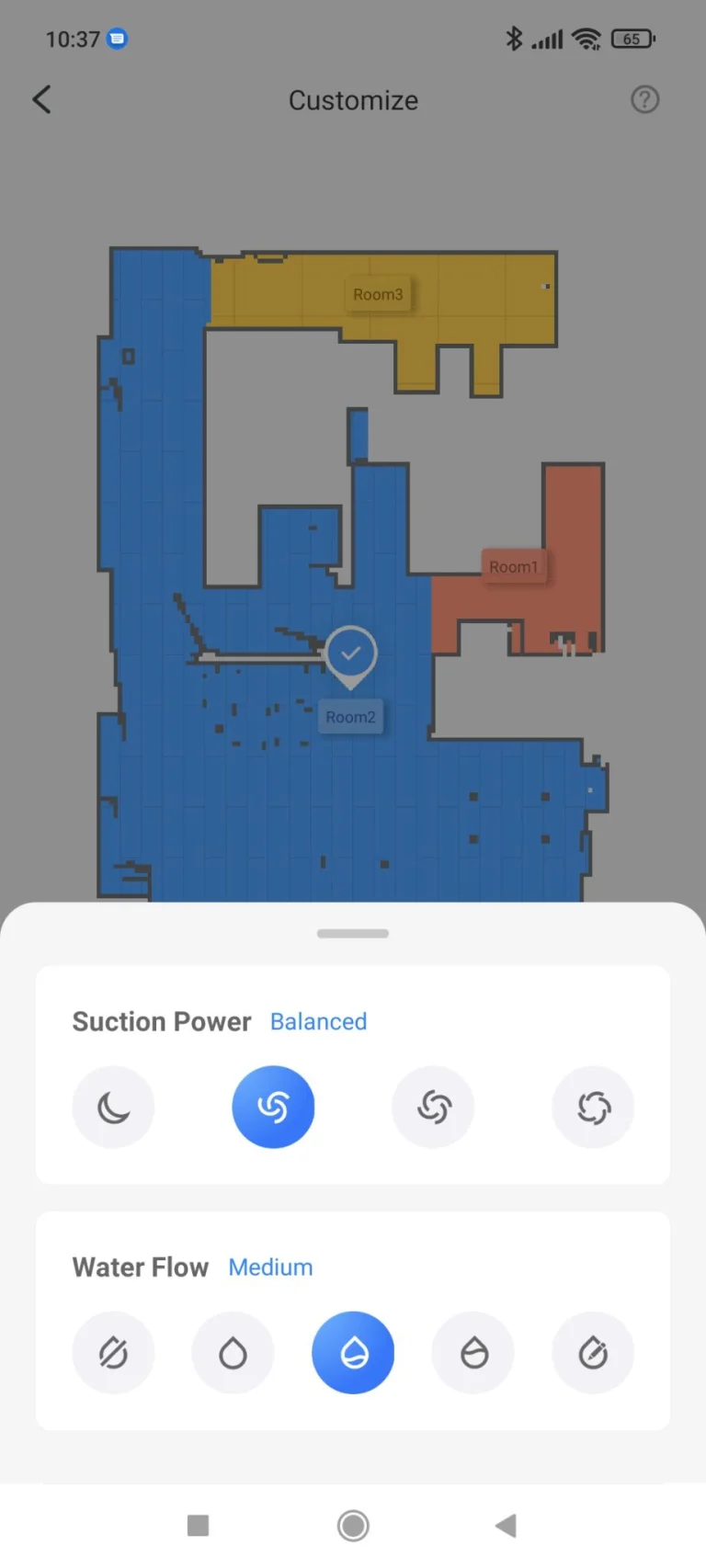 Prueba 7 del aspirador autovaciable Roborock Q42 Max+