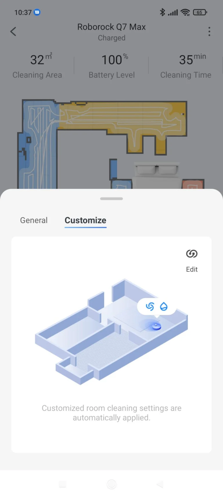 Prueba 7 del aspirador autovaciable Roborock Q41 Max+