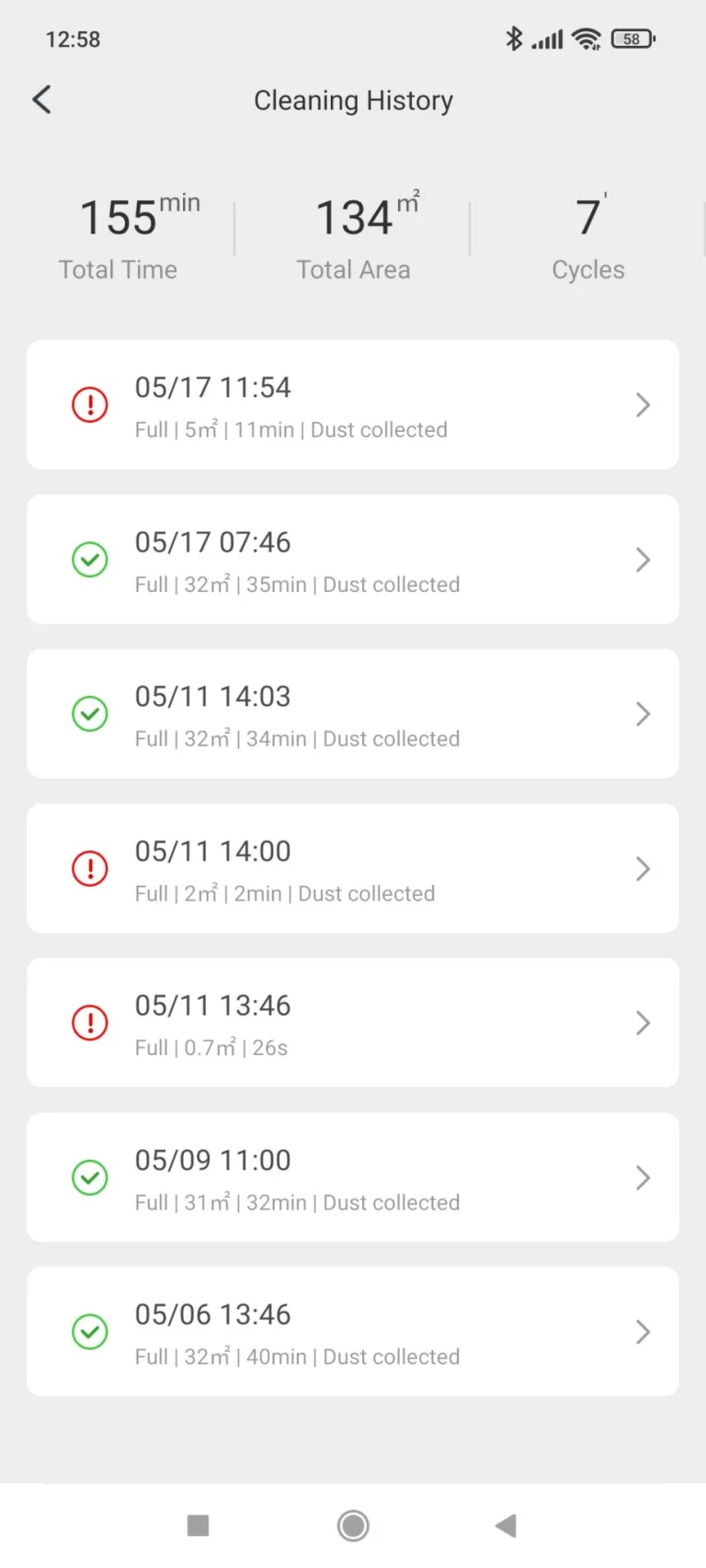 Prueba 7 del aspirador autovaciable Roborock Q33 Max+