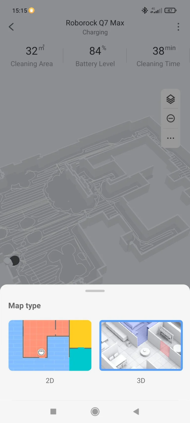 Prueba 7 del aspirador autovaciable Roborock Q54 Max+