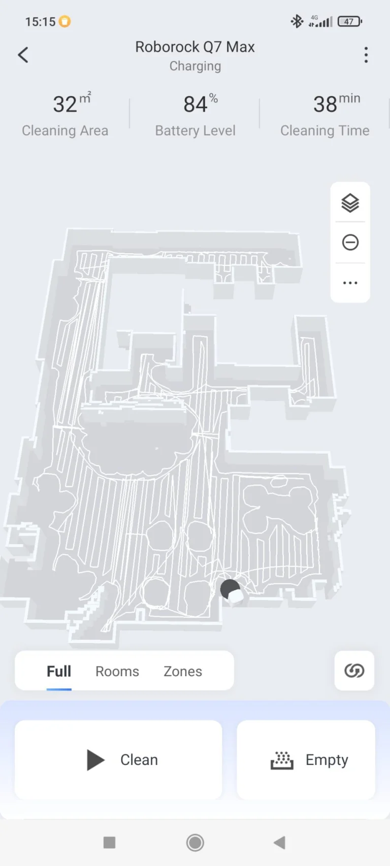 Prueba 7 del aspirador autovaciable Roborock Q55 Max+