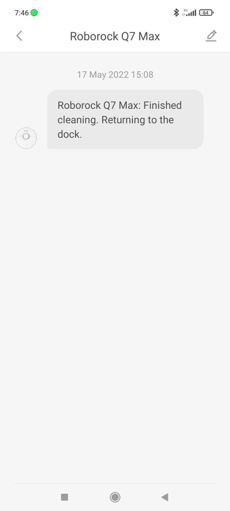 Prueba 7 del aspirador autovaciable Roborock Q61 Max+