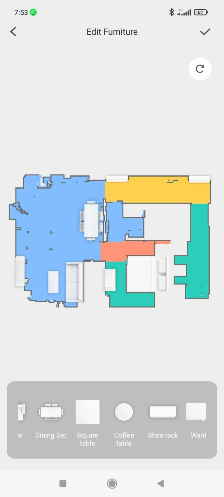 Prueba 7 del aspirador autovaciable Roborock Q62 Max+