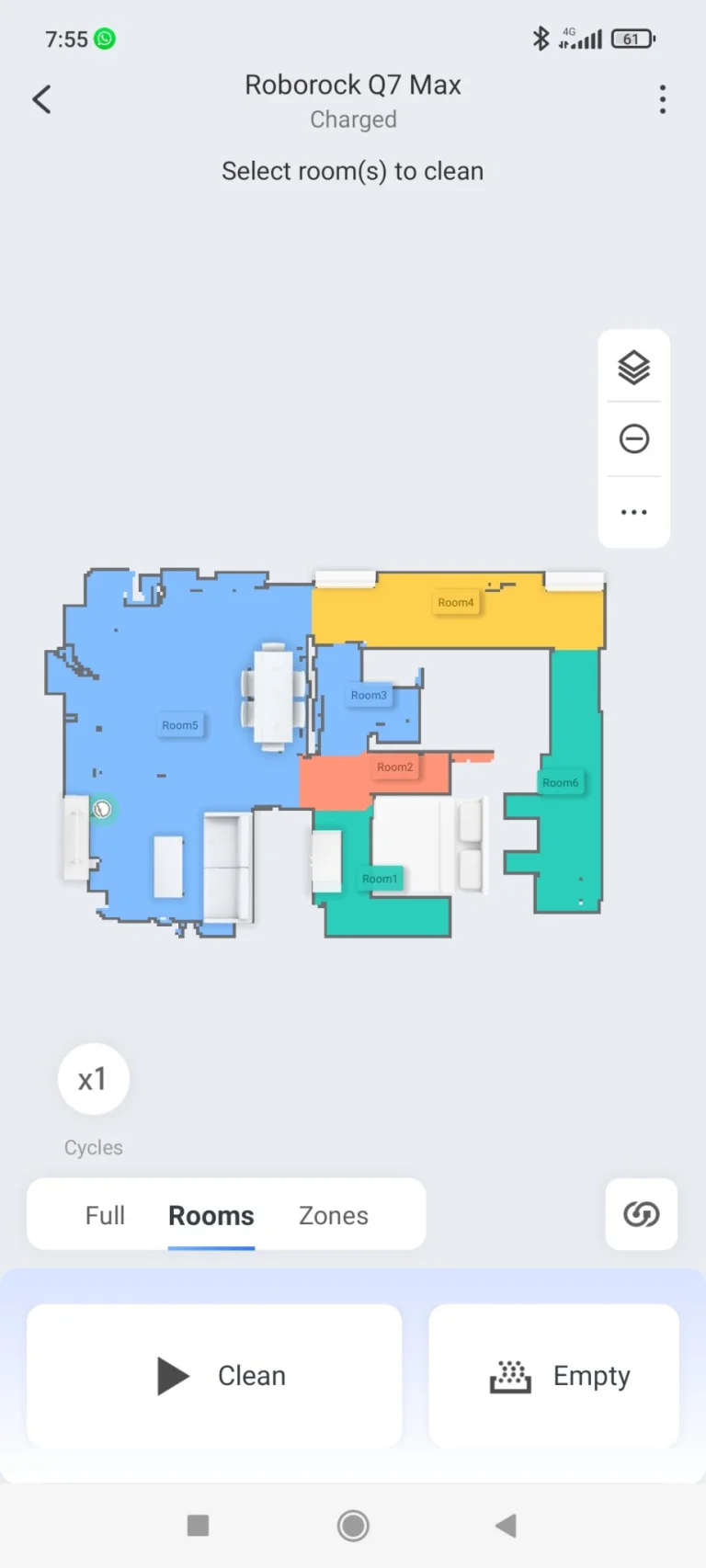 Prueba 7 del aspirador autovaciable Roborock Q64 Max+