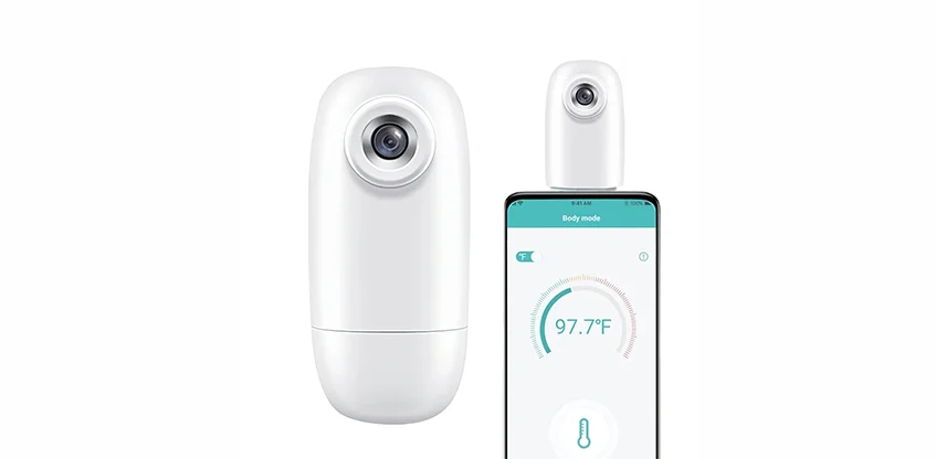 Type-C csatlakozós, érintésmentes lázmérő okos funkciókkal 1