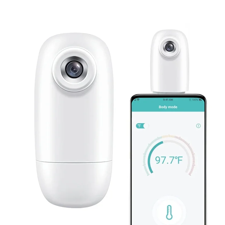 Type-C csatlakozós, érintésmentes lázmérő okos funkciókkal 5