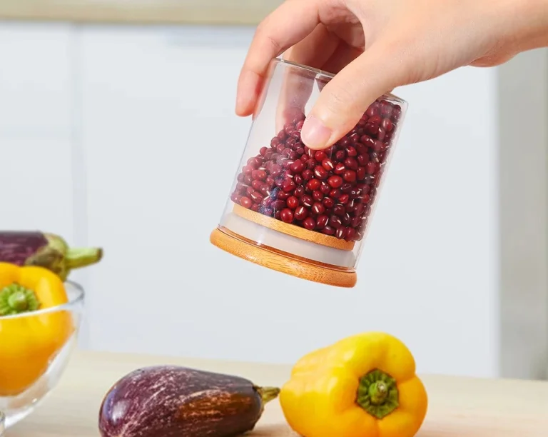 10 darab üveges tároló bambusztetővel piszok jó áron 4