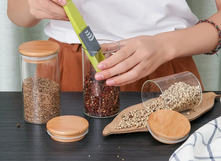 10 darab üveges tároló bambusztetővel piszok jó áron 13