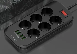 Négy USB-s konnektor elosztó az LDNIO-tól: 7100 Ft