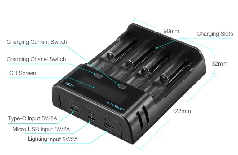 Az Astrolux VC04-gyel szinte minden aksi tölthető 7