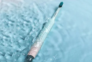 Vadiúj Enchen szónikus fogkefével a fogbacik ellen