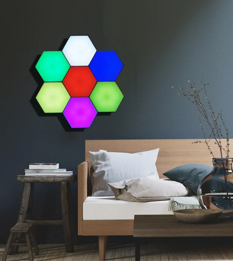 Korlátlanul bővíthető RGB-s hatszöglámpák akciósan a BG-n 3