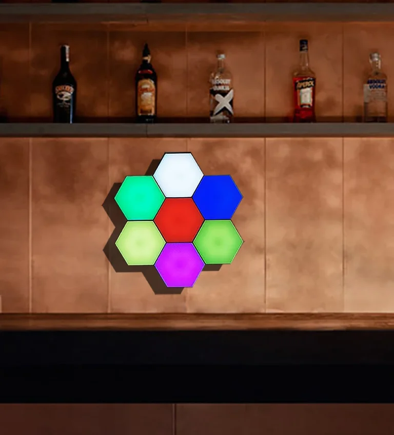 Korlátlanul bővíthető RGB-s hatszöglámpák akciósan a BG-n 5
