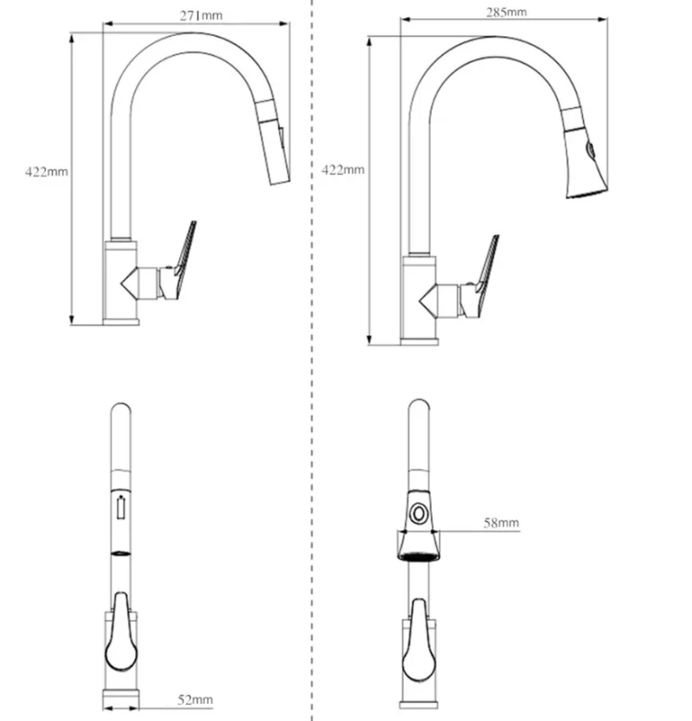 Kihúzható fejjel érkezett az új Viomi konyhai csaptelep 11