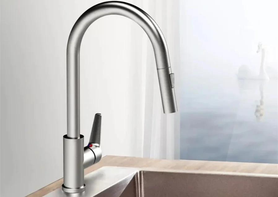 Kihúzható fejjel érkezett az új Viomi konyhai csaptelep 1