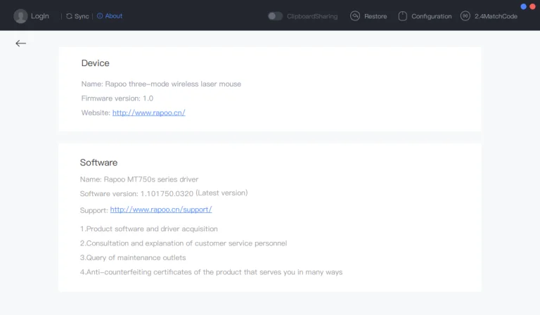 Rapoo MT750L vezeték nélküli egér teszt 25