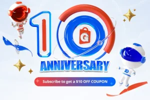 Remek 10. szülinapi ajánlatok a Geekbuyingon