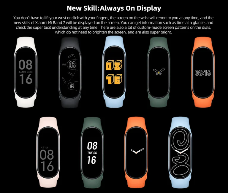 A Xiaomi Mi Band 7 NFC verziója rendelhető a Geekbuyingon 8
