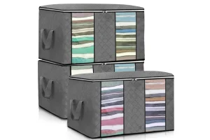 Hármas pakkban vihető a 90 literes cipzáras tárolódoboz