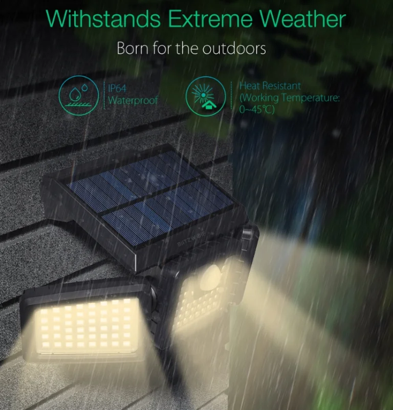 Új, napelemes kültéri lámpa érhető el a BlitzWolftól 5