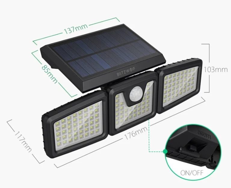 Új, napelemes kültéri lámpa érhető el a BlitzWolftól 10