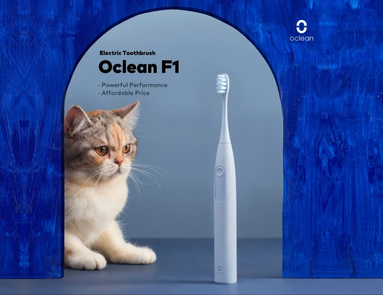 Oclean F1 elektromos fogkefe, 4 pótfejjel, akciós áron 2