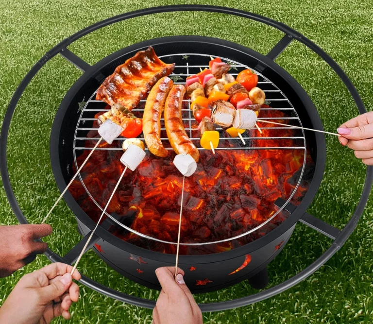 Nagy találmány a kerti mobiltűzrakó, amin grillezhetünk is 3
