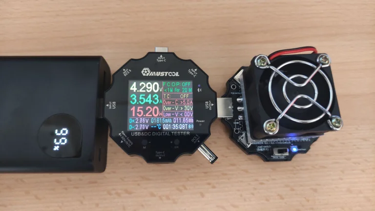 Baseus Adaman power bank teszt 11