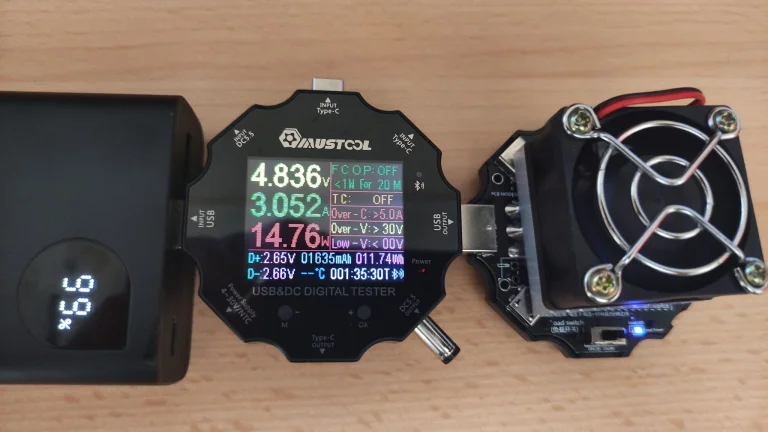 Baseus Adaman power bank teszt 12