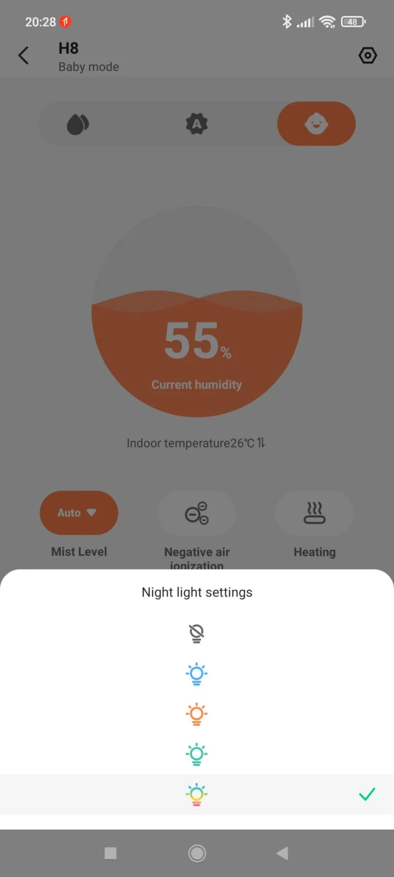 Ultenic H8 ultrahangos párásító teszt 19