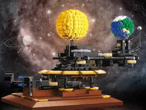 Sistema solar que se puede construir a partir de bloques de construcción Cada y que se puede girar