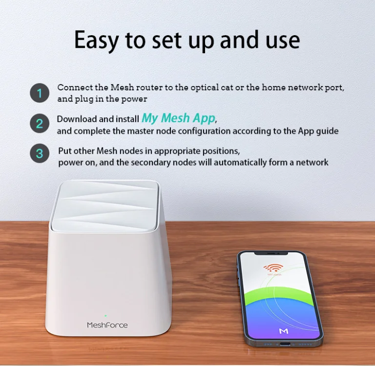 3 darabos M1 Mesh router szett rendelhető kedvező áron 4