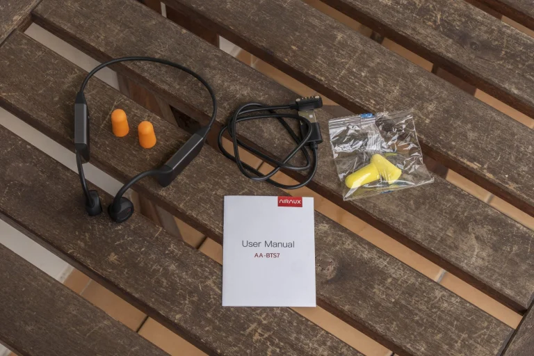 AirAux AA-BTS7 csontrezgéses fülhallgató teszt 3