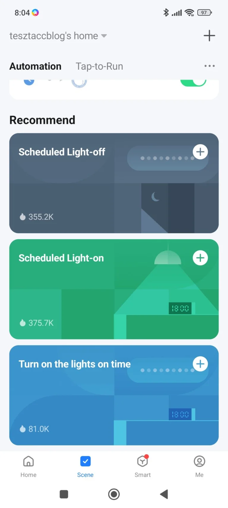 BlitzWolf BW-FL1 LED hangulatvilágítás teszt 19