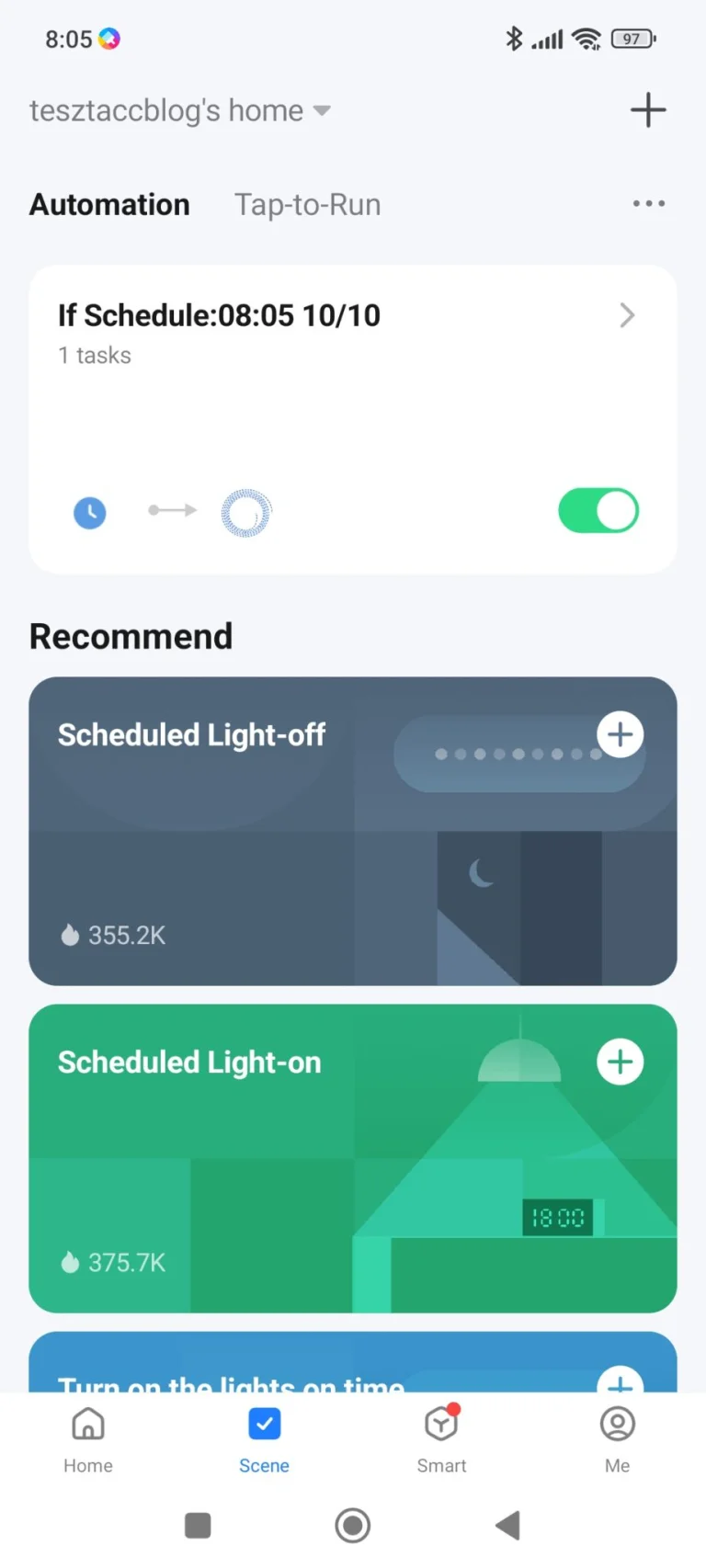 BlitzWolf BW-FL1 LED hangulatvilágítás teszt 20