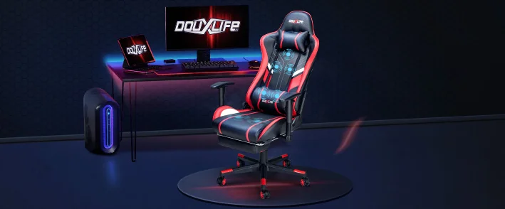Megjelent a Douxlife GC-RC03 masszírozós gamer szék 1