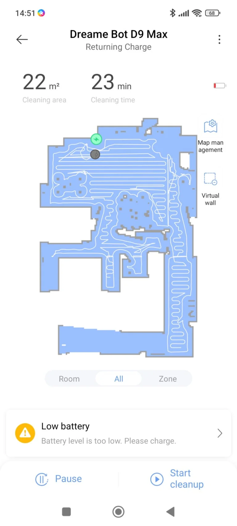 Dreame D9 Max robotporszívó teszt 22