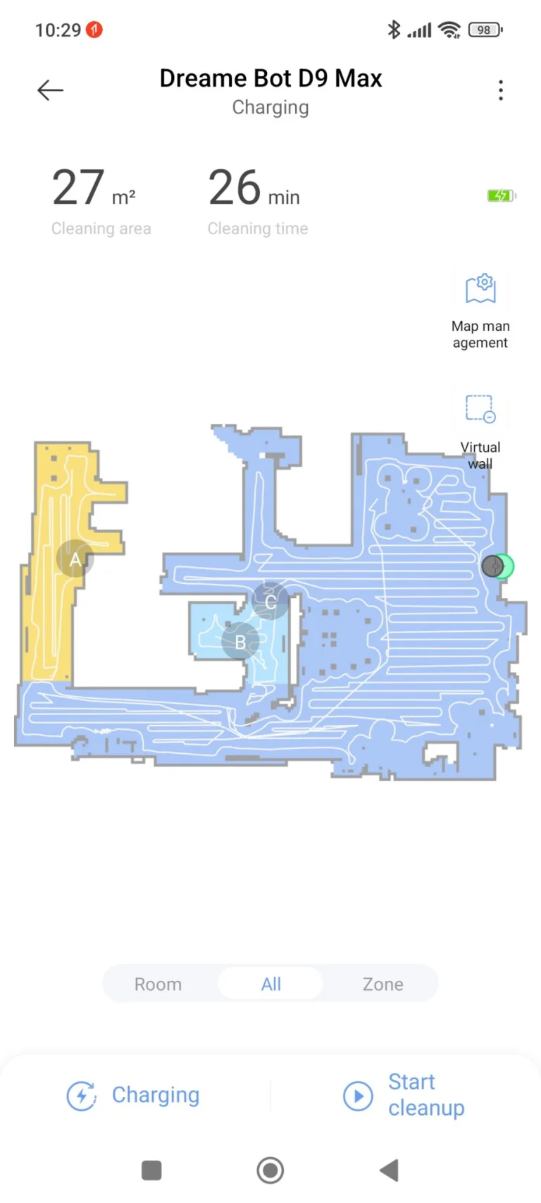 Dreame D9 Max robotporszívó teszt 28