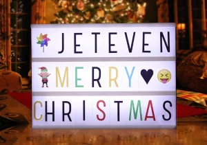 A4-es, LED-es üzenőfal rendelhető sok betűvel és emojival