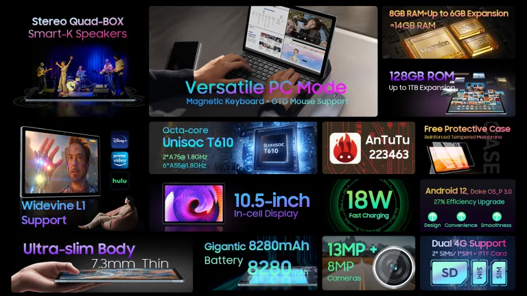 Máris féláron kapható a Hekkánál a Blackview Tab 15 9