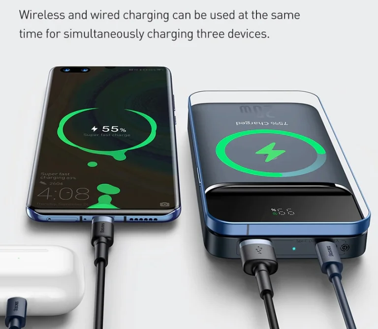 Vezeték nélkül is tölt ez a Baseus power bank 5